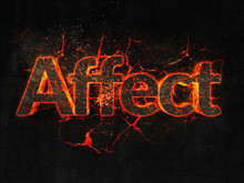 Affect Fire Text Flame Burning Hot Lava Explosion Background.