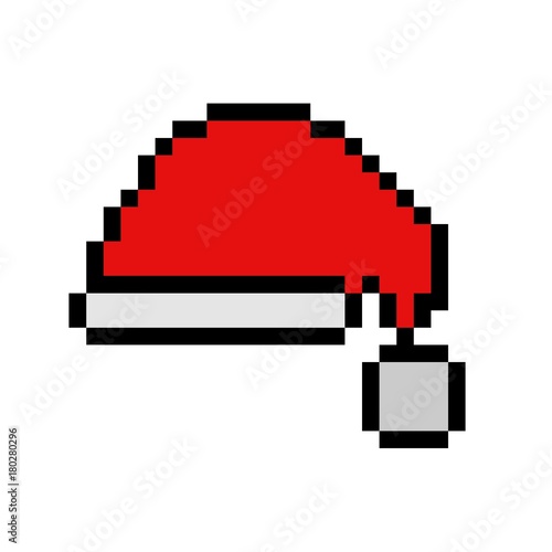 Hat Christmas Pixel Art Buy This Stock Illustration And Explore Similar Illustrations At Adobe Stock Adobe Stock