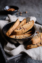 Canvas Print - Cantuccini - traditional Italian almond biscuits