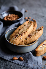 Canvas Print - Cantuccini - traditional Italian almond biscuits