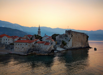 Wall Mural - Montenegro Coast Village Sunrise