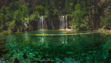 Serene Hanging Lake Waterfalls