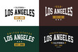 Typography Los Angeles T-shirt Graphic 