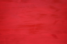Top View Image Of Red Wooden Background. Flat Lay.