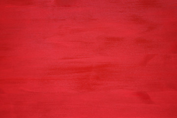 Top view image of red wooden background. Flat lay.