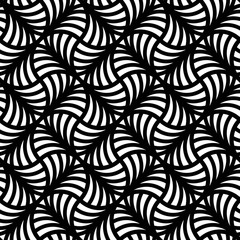 Wall Mural - Vector seamless pattern. Modern stylish texture. Repeated geometric pattern with fantastic figures