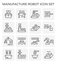 Manufacture Robot Icon