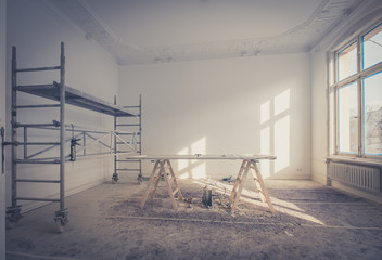 Wall Mural - home renovation - room during renovation - restoration