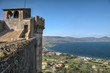 View of the lake of Bracciano from walls 