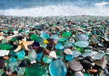 Beach Of Glass Pebble