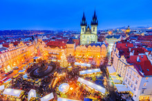 Prague, Czech Repubilc. Christmas Market.