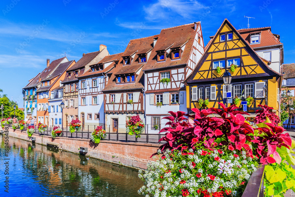 Colmar, Alsace, France. - obrazy, fototapety, plakaty 