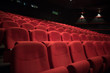 red chairs in cinema 