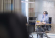 © .shock - businesswoman using a laptop in startup office