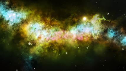 Wall Mural - nebula universe stars illustration