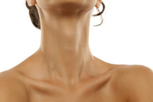 Woman's Neck And Bare Shoulders