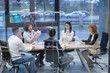 © .shock - Startup Business Team At A Meeting at modern office building