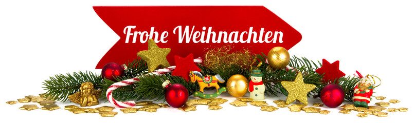 Sticker - Frohe Weihnachten