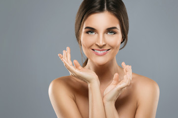Wall Mural - portrait of young beautiful woman