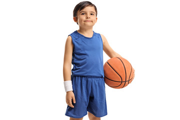 Poster - Little basketball player