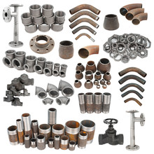 Set Of Iron Pipe Fittings