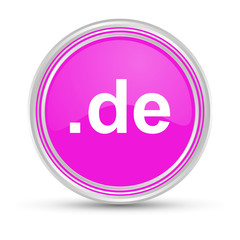 Poster - Pinker Button - .de Domain