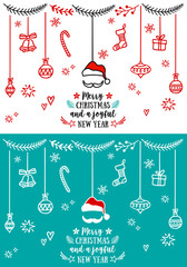 Wall Mural - christmas vector design elements