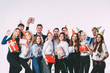 © BestForYou - Office new year party. Young people having fun.