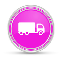 Sticker - Pinker Button - Lastwagen