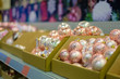 © Joshhh - Christmas holidays wallpaper variety of decoration on sale. Balls decoration