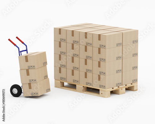 Europalette Mit Kartons Sackkarre Mit Kartonstapel Nach Rechts Gedreht Kaufen Sie Diese Illustration Und Finden Sie Ahnliche Illustrationen Auf Adobe Stock Adobe Stock