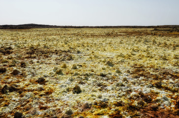 Dallol, Danakil Depression, Ethiopia. The hottest place on earth.