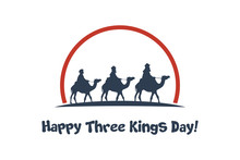 Happy Three Kings Day Card