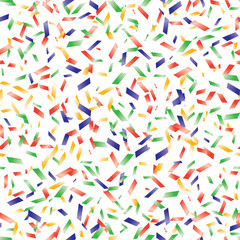 Wall Mural - Seamless pattern with confetti