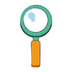 Wall Mural - Magnifying glass symbol icon vector illustration graphic design