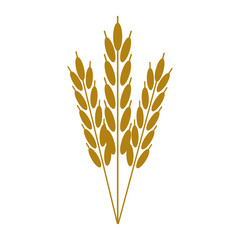 Poster - Harvest of wheat symbol icon vector illustration graphic design