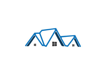 Wall Mural - house property building logo template