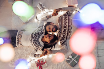 Wall Mural - Couple on New Year's Eve