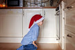 © Tomsickova - Curious little boy, watching ginger bread cookies in the oven