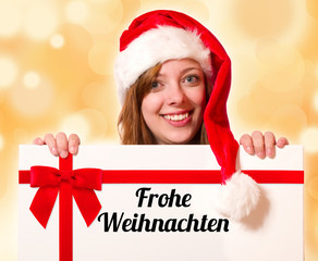 Wall Mural - Frohe Weihnachten