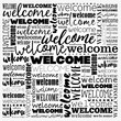 © dizain - WELCOME word cloud collage, business concept background
