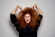 © SHOTPRIME STUDIO - shaggy girl with glasses is angry