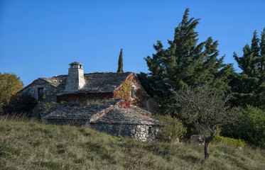 Sticker - Maison rustique à Sorbs, Hérault, France