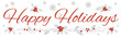 Happy Holidays Wide Banner on White Background 1