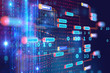 © monsitj - Big data futuristic visualization abstract illustration