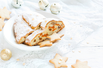 Canvas Print - Christmas stollen