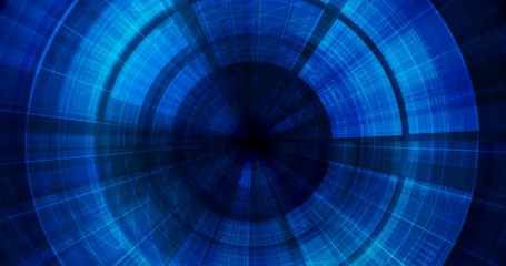 Technology Portal with Futuristic Looping Rotating Background