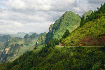 Canvas Print - Road in mountains