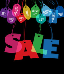 Sticker - Big Sale and price tags