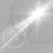 © Iskanderova.an - Vector transparent sunlight special lens flare light effect.